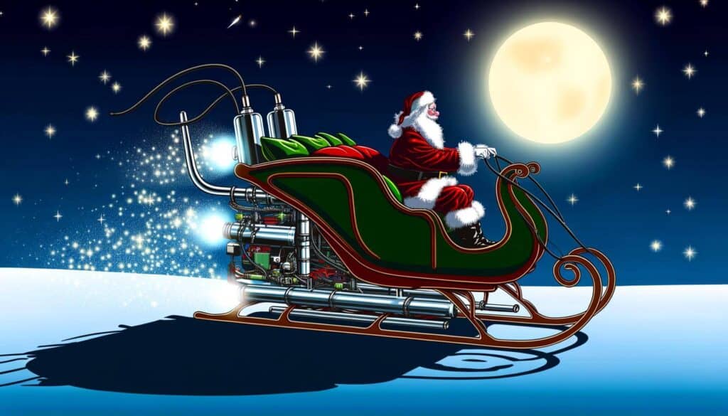 Santa’s Sleigh: Electric or Gas? The Ultimate Debate of Holiday Transportation