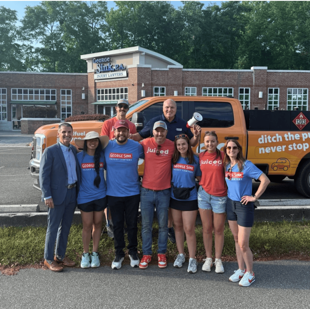 Juiced Fuel & George Sink Injury Lawyers Team Up to Give Back with $50 Fill-Ups